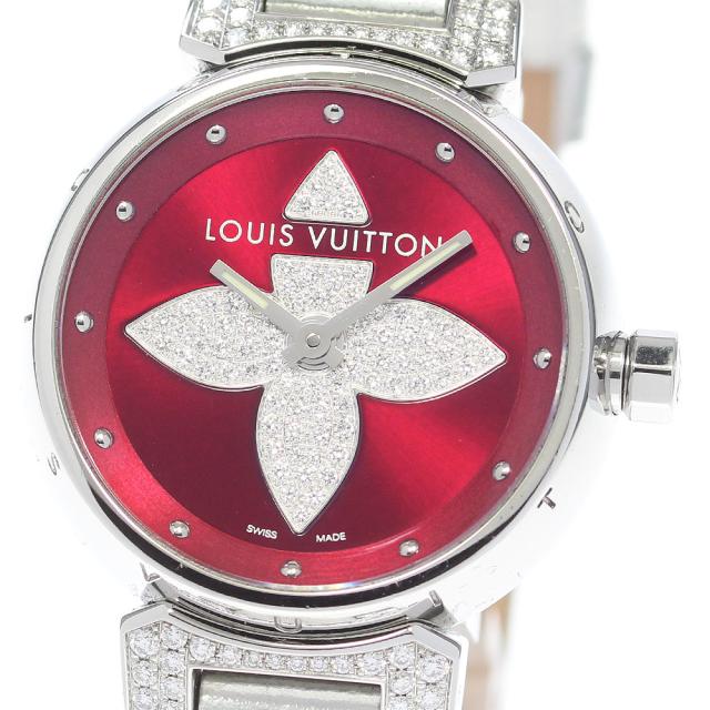 ルイ・ヴィトン LOUIS VUITTON Q121L タンブール フォーエバー ダイヤモンド クォーツ レディース _861034の通販は