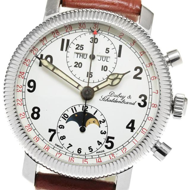 ダービー&シャルデンブラン DUBEY & SCHALDENBRAND クラシック クロノグラフ ムーンフェイズ 自動巻き メンズ _849786の通販は