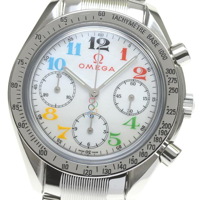 オメガ OMEGA 3836.70 スピードマスター オリンピック タイムレス コレクション クロノグラフ 自動巻き メンズ 美品 _849910の通販は