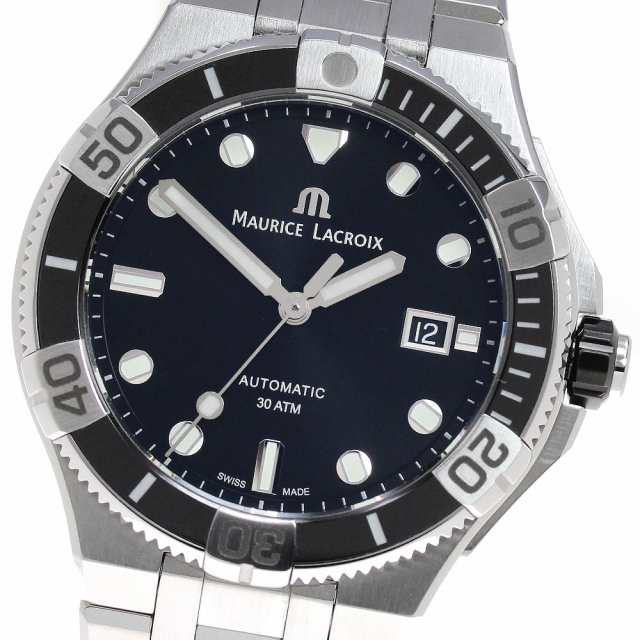 モーリスラクロア MAURICE LACROIX AI6058-SS002-330-2 アイコン ベンチュラー デイト 自動巻き メンズ 極美品 箱・保証書付き_861583の通販は