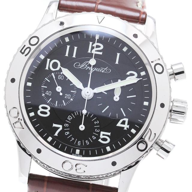 ブレゲ Breguet 3800 アエロナバル タイプ XX クロノグラフ 自動巻き メンズ _862396の通販は 286,110円