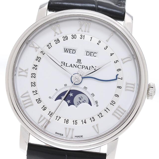 ブランパン Blancpain N06654A011027A055B/6654A-1127-55B ヴィルレ コンプリートカレンダー デイト 自動巻き メンズ 保証書付き_846373 417,120円