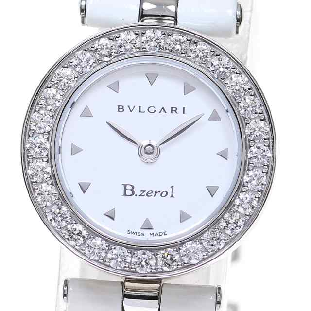 ブルガリ BVLGARI BZ22S B-zero1 ダイヤベゼル クォーツ レディース 保証書付き_848914の通販は