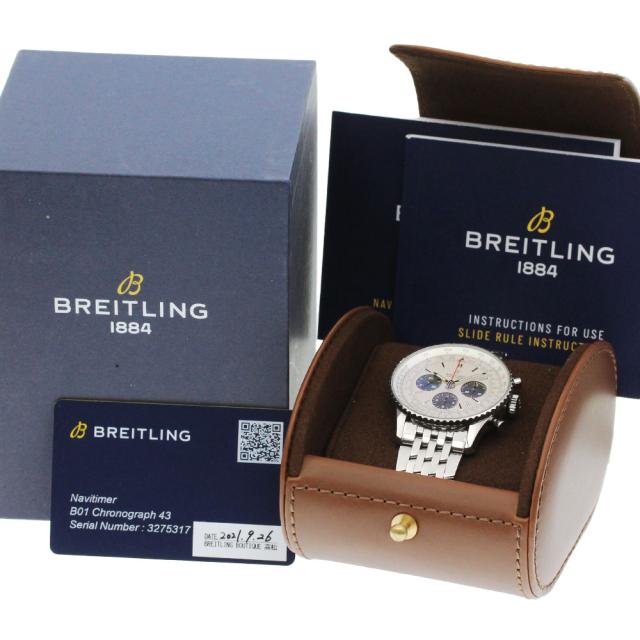 ブライトリング BREITLING AB0121 ナビタイマー 01 43 クロノグラフ 
