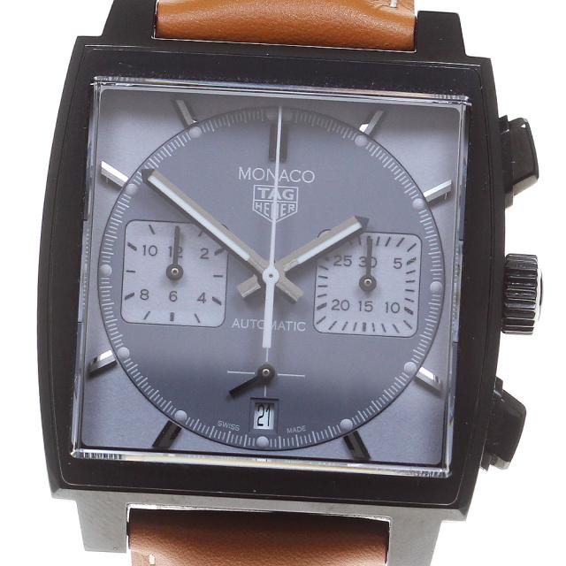 タグホイヤー TAG HEUER CBL2181 モナコ クロノグラフ ナイトドライバー デイト 自動巻き メンズ 極美品 箱・保証書付き_863174の通販は 989,780円