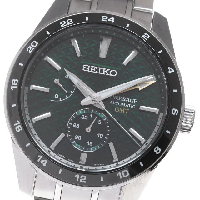 セイコー SEIKO SARF003/6R64-00C0 プレサージュ GMT 自動巻き メンズ _862299の通販は