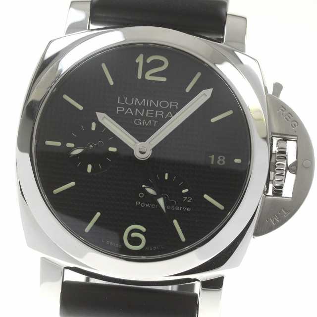 パネライ PANERAI PAM00537 ルミノール 1950 3デイズ GMT パワーリザーブ アッチャイオ 自動巻き メンズ 極美品 保証書付き_863873の通販は