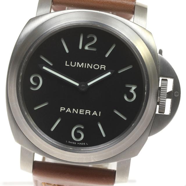 パネライ PANERAI PAM00176 ルミノール ベース 手巻き メンズ _865042の通販は 236,610円