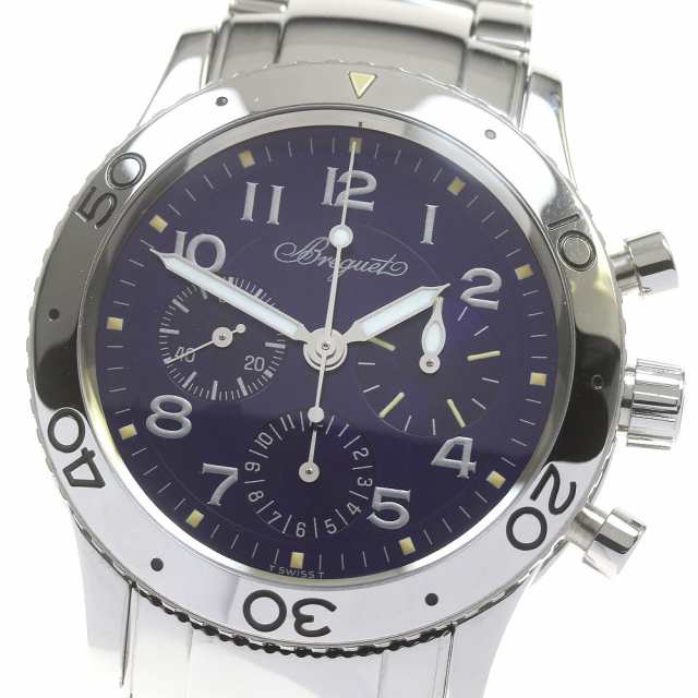ブレゲ Breguet 3807 アエロナバル タイプXX クロノグラフ 日本限定 自動巻き メンズ 良品 _820025の通販は