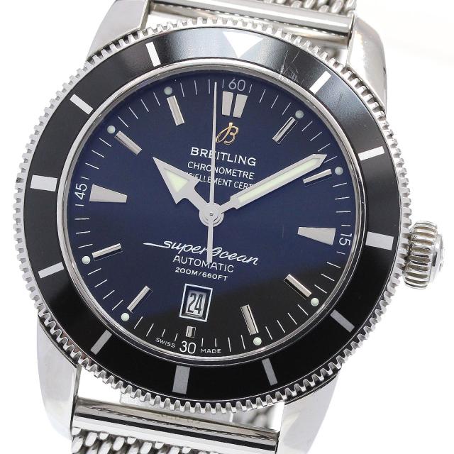 ブライトリング BREITLING A17320 スーパーオーシャン ヘリテージ46 デイト 自動巻き メンズ 箱・保証書付き_863754の通販は