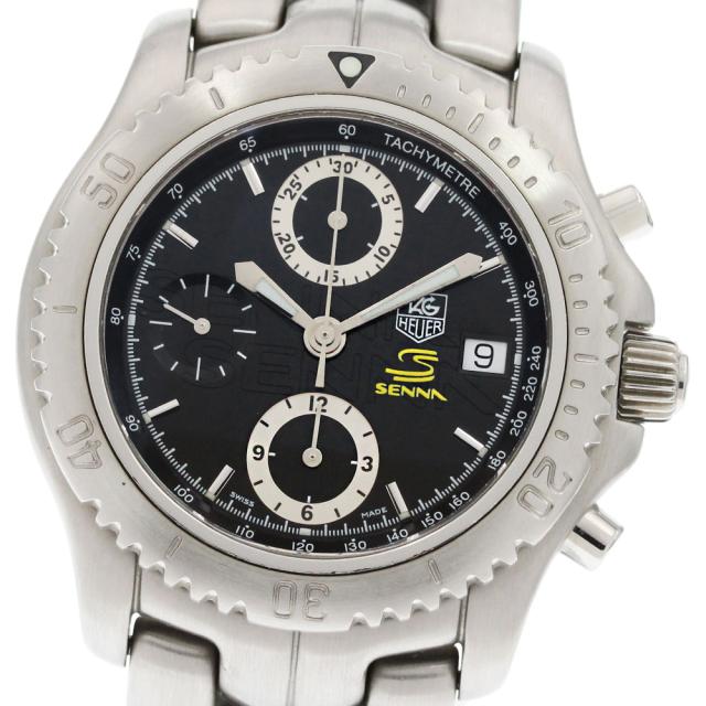 タグホイヤー TAG HEUER CT5114 リンク アイルトン・セナ クロノグラフ 自動巻き メンズ 良品 _864530の通販は 78,529円