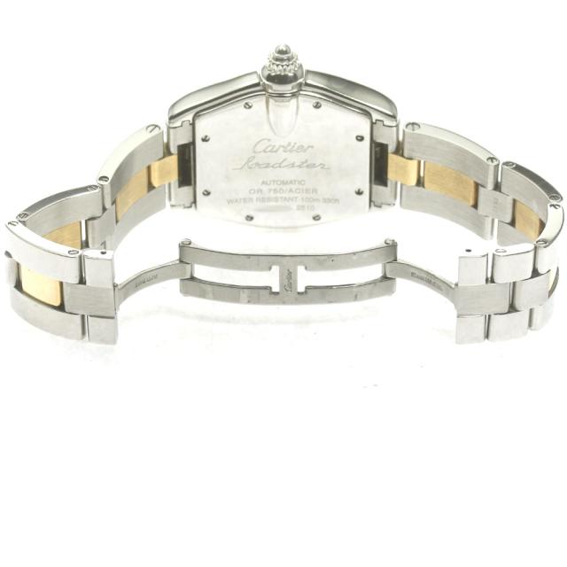 カルティエ CARTIER W62031Y4 ロードスターLM コンビ SS/YG デイト 自動巻き メンズ _862674の通販は