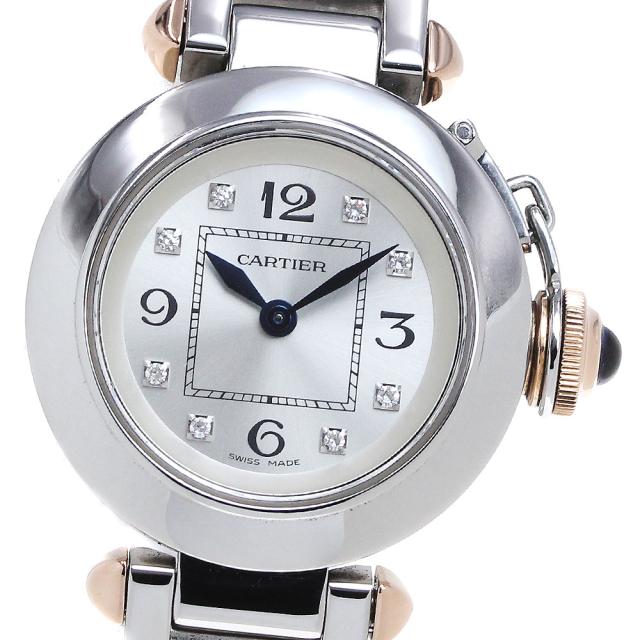 カルティエ CARTIER WJ124020 ミスパシャ 8Pダイヤ クォーツ レディース 良品 _862616 546,480円