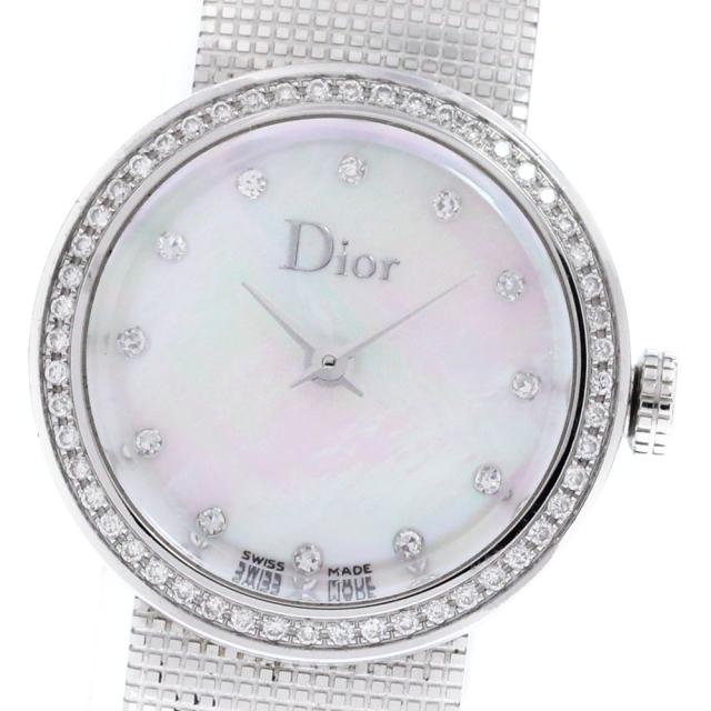 ディオール Dior CD041111 ラ・ディ・ドゥ・ディオール ダイヤベゼル 12Pダイヤモンド クォーツ レディース _863790の通販は