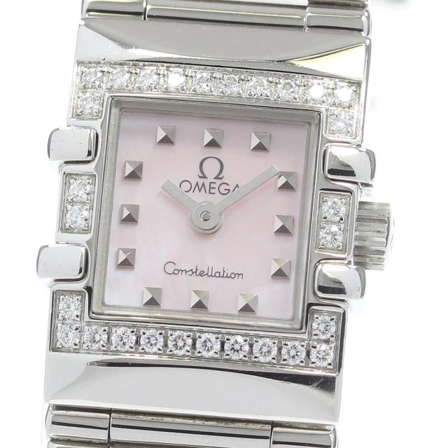 オメガ OMEGA 1537.73 コンステレーション カレ クアドラ ダイヤベゼル クォーツ レディース _865403の通販は