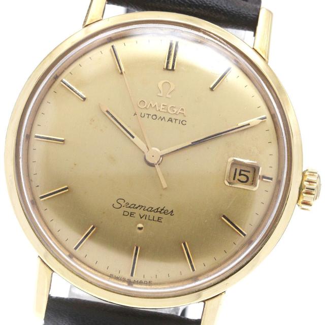 オメガ OMEGA シーマスターデビル K18YG デイト 自動巻き メンズ _863350の通販は 152,900円