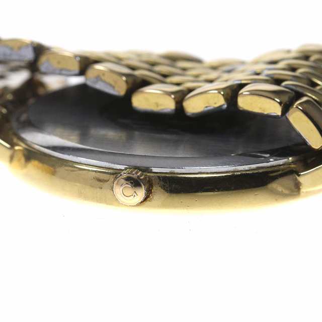 オメガ OMEGA デビル YGベゼル デイト クォーツ メンズ _865121