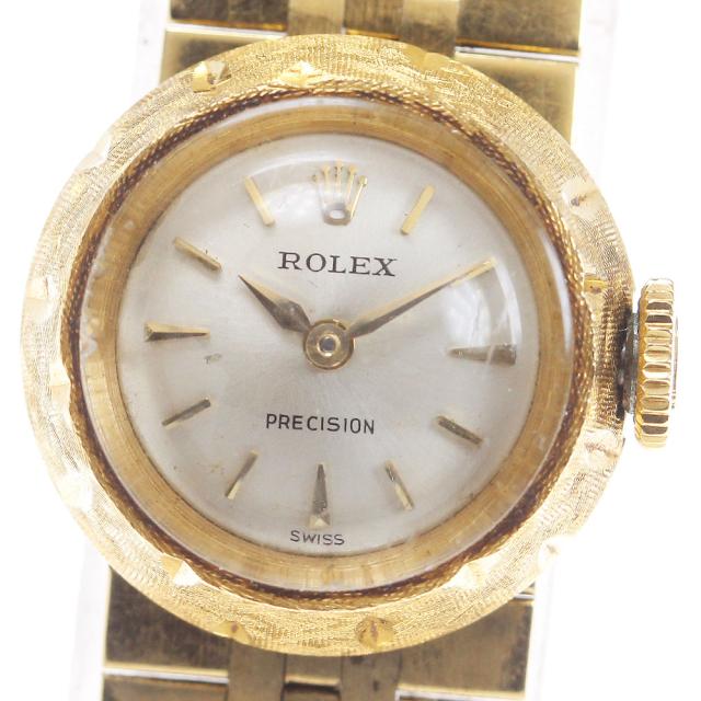 ロレックス ROLEX プレシジョン K18YG ヴィンテージ cal.262 手巻き レディース _860864の通販は