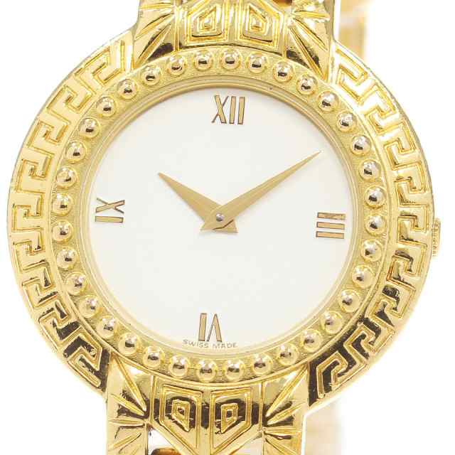 ヴェルサーチ VERSACE 7008002 メデューサ コインウォッチ クォーツ レディース 箱・保証書付き_866650の通販は 46,068円
