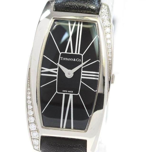 ティファニー TIFFANY&Co. Z6400.10.40F10A40E ジェメア スモール K18WG ダイヤベゼル クォーツ レディース 保証書付き_866864の通販は