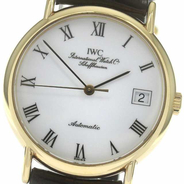 IWC SCHAFFHAUSEN IW351327 ポートフィノ デイト K18YG 自動巻き メンズ 良品 保証書付き_865054の通販は