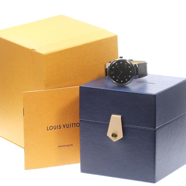 ルイ・ヴィトン LOUIS VUITTON QA144 タンブールスリムMM 11Pダイヤ クォーツ レディース 箱・保証書付き_866564_1
