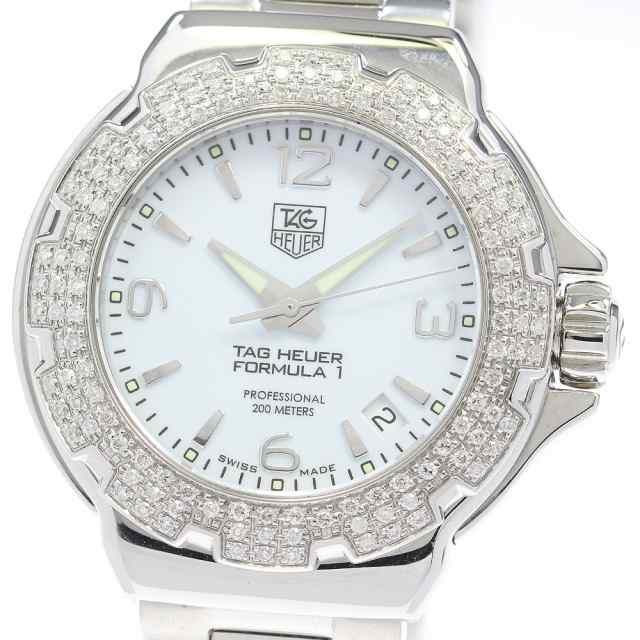 タグホイヤー TAG HEUER WAC1215 フォーミュラ1 デイト ダイヤベゼル クォーツ レディース 美品 _866585の通販は腕時計レディース