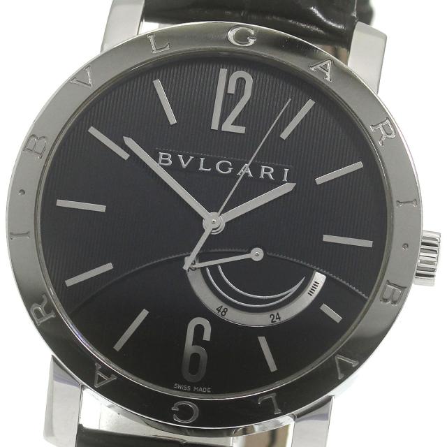 ブルガリ BVLGARI BB41SL ブルガリブルガリ パワーリザーブ 手巻き メンズ 箱・保証書付き_867780