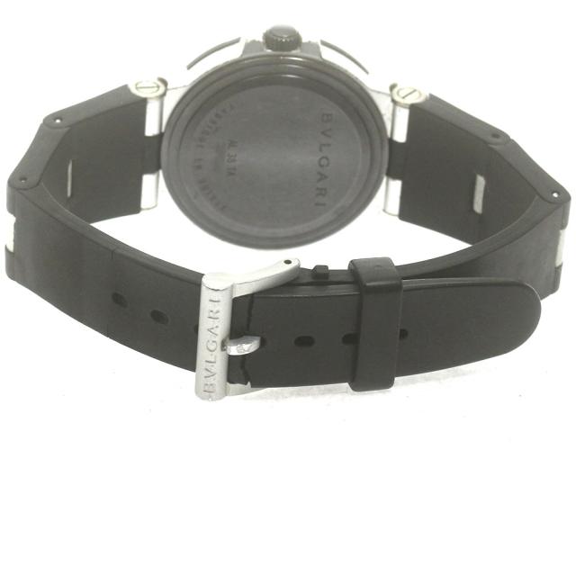 訳あり　ブルガリ BVLGARI ALUMINUM AL38TA ベルト訳あり ブルガリ BVLGARI AL38TA アルミニウム デイト