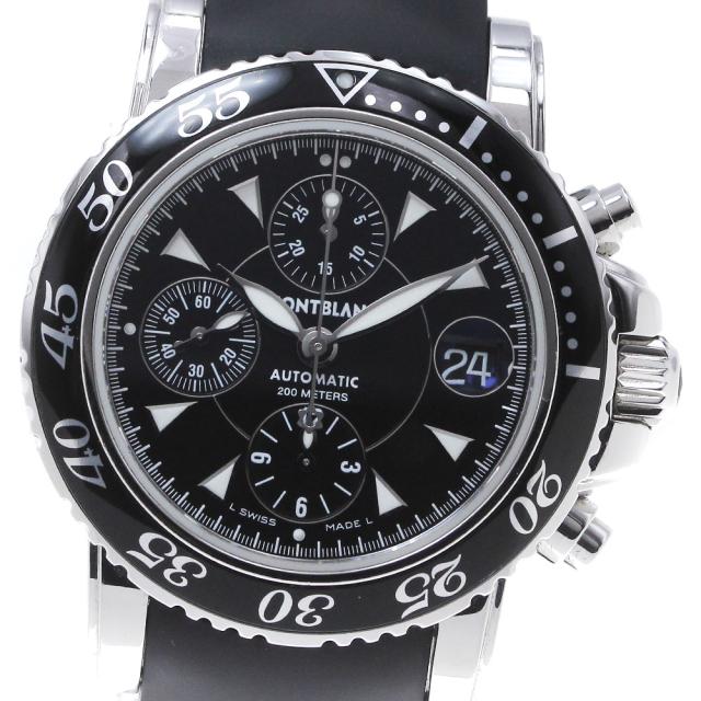 モンブラン MONTBLANC 7034 マイスターシュティック デイト クロノグラフ 自動巻き メンズ _867376の通販は 101,640円