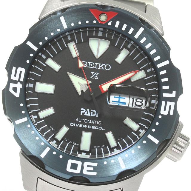 セイコー SEIKO SBDY057/4R36-07N0 プロスペックス モンスター PADIモデル デイデイト 自動巻き メンズ 極美品 箱・保証書付き_868630の通販は 42,757円