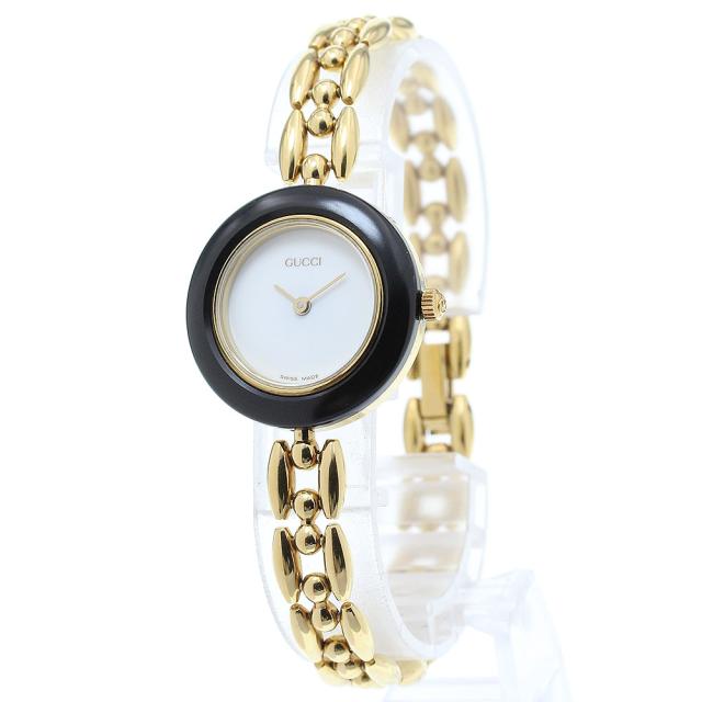 【稼働】GUCCI グッチチェンジベゼル 11/12.2 クオーツ腕時計 GUCCI/グッチ】 11/12.2 チェンジベゼル6 コマ調整不可 腕時計