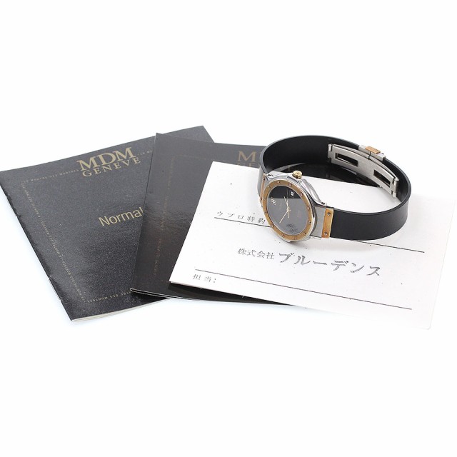ウブロ HUBLOT 1391.2 MDM クラシック K18YGベゼル デイト クォーツ レディース _866889の通販は