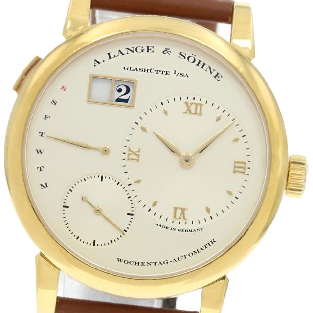 ランゲ＆ゾーネ A.LANGE＆SOHNE 320.021 ランゲ1 デイマティック K18YG 自動巻き メンズ 保証書付き メーカーOH済み_832504の通販は 1,378,300円