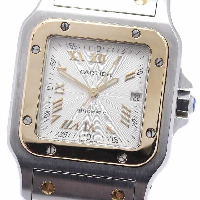 カルティエ CARTIER W20041C4 サントスガルべ LM デイト 自動巻き メンズ _868597の通販は