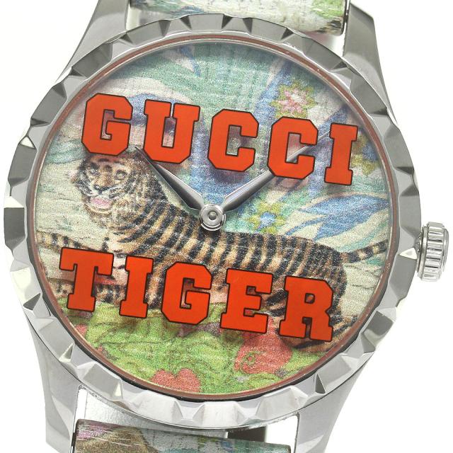 グッチ GUCCI 126.4/YA1264185 G-タイムレス タイガー クォーツ 