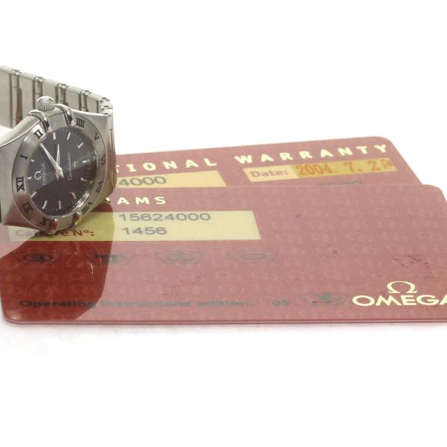 オメガ OMEGA 1562.40 コンステレーション クォーツ レディース 美品 保証書付き_870272【ev10】