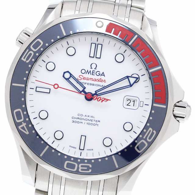 オメガ OMEGA 212.32.41.20.04.001 シーマスター300 007リミテッドエディション コマンダー 自動巻き メンズ 美品 箱・保証書付き_871254の通販は