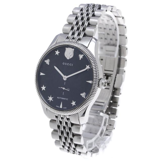 グッチ GUCCI 腕時計 126.3 自動巻き メンズ 美品　二つベルト グッチ GUCCI 腕時計 126.3 自動巻き メンズ 美品二つベルトセット