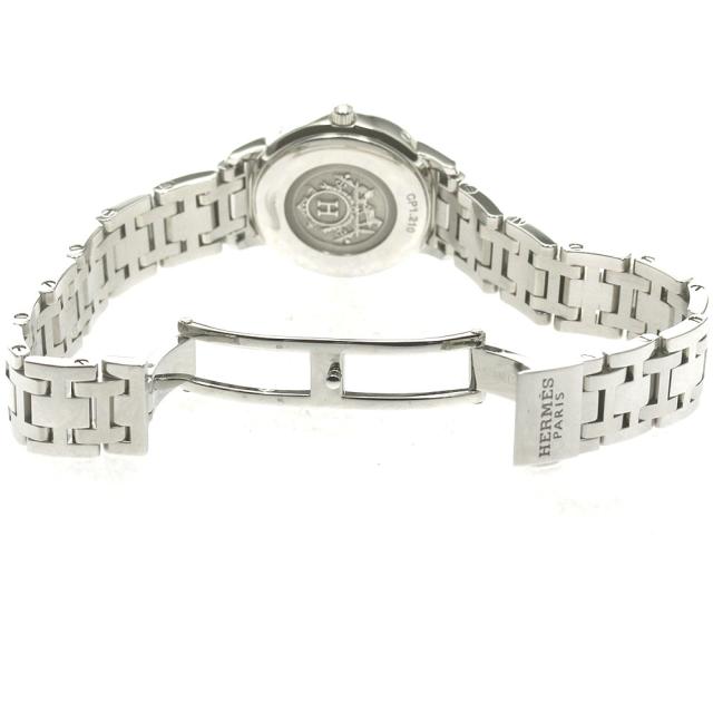 エルメス HERMES CP1.210 クリッパー デイト クォーツ レディース