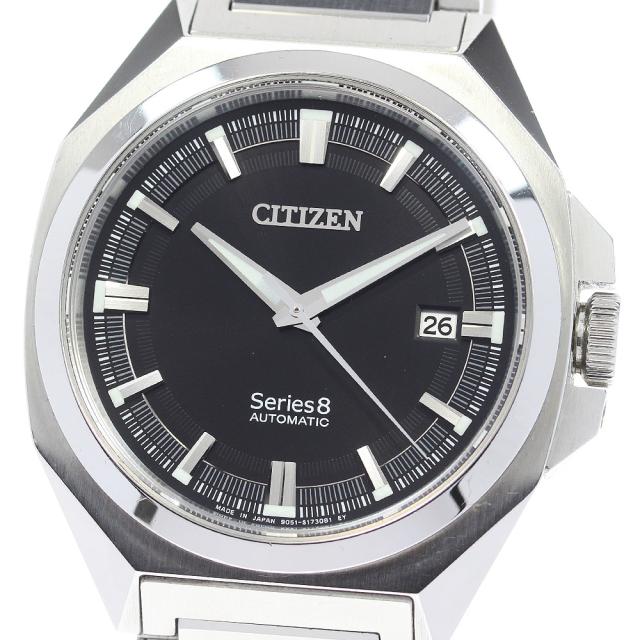 シチズン CITIZEN NB6010-81E 831 メカニカル シリーズエイト 自動巻き メンズ 箱・保証書付き_868837【ev10】