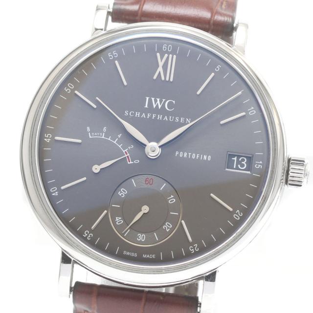 IWC IWC SCHAFFHAUSEN IW510115 ポートフィノ ハイドワインド 8デイズ スモールセコンド パワーリザーブ 手巻き メンズ 保証書付き_849425 326,601円