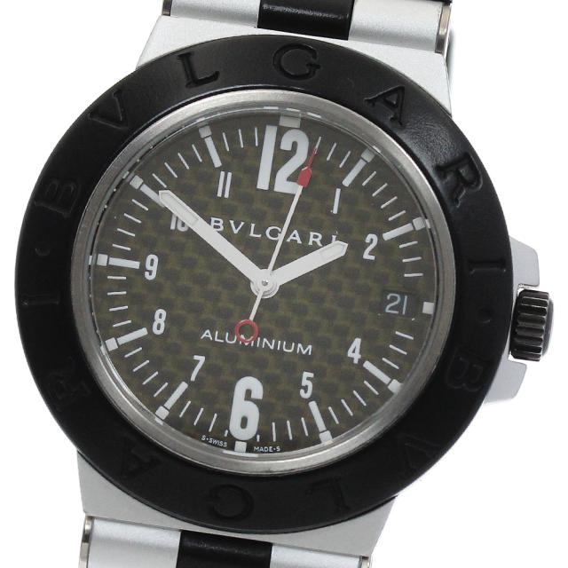 ベルト訳あり ブルガリ BVLGARI AL38TA アルミニウム デイト 自動巻き