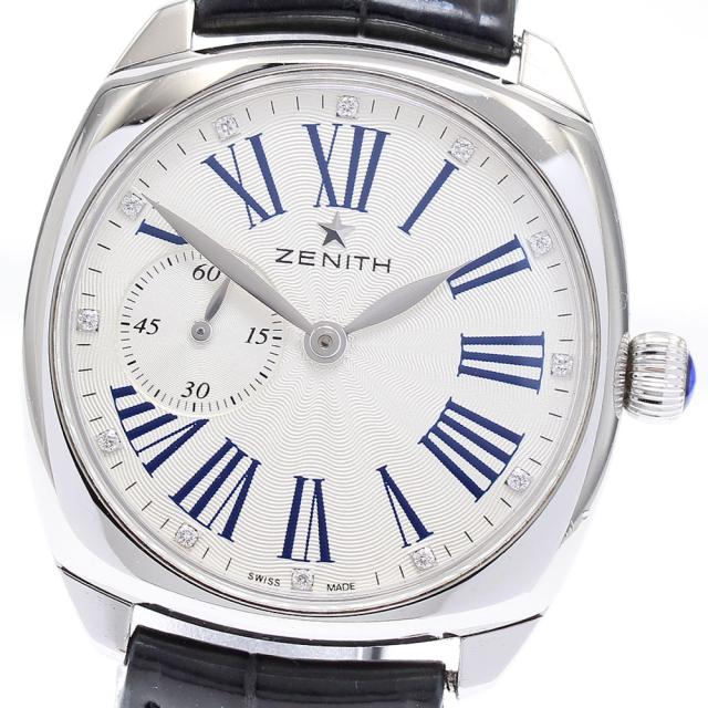 ゼニス ZENITH 03.1970.681 ヘリテージ スター 12Pダイヤ 自動巻き レディース 箱・保証書付き_870797【ev20】