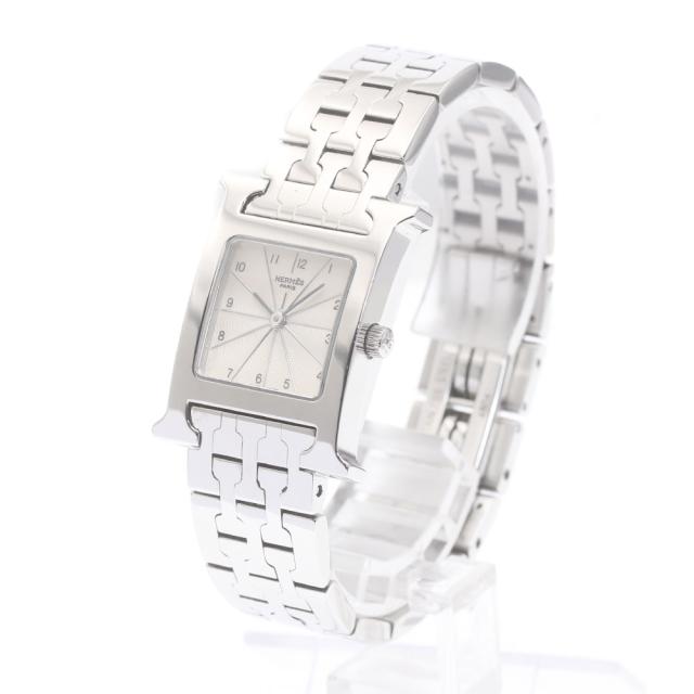 HERMES エルメス HH1.210 Hウォッチ クォーツ 腕時計 シルバー レディース エルメス HERMES HH1.210 Hウォッチ クォーツ レディース 箱・保証書