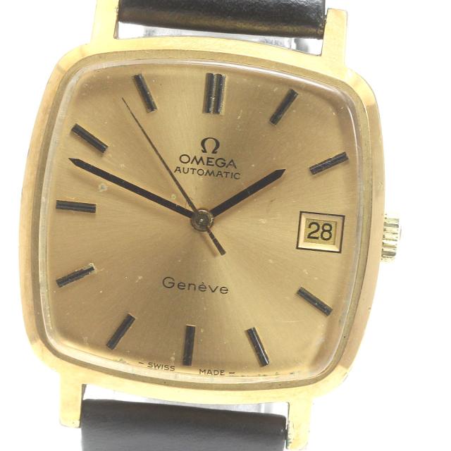 オメガ OMEGA 162.0060 ジュネーブ デイト スクエア Cal.1012 自動巻き メンズ _866308