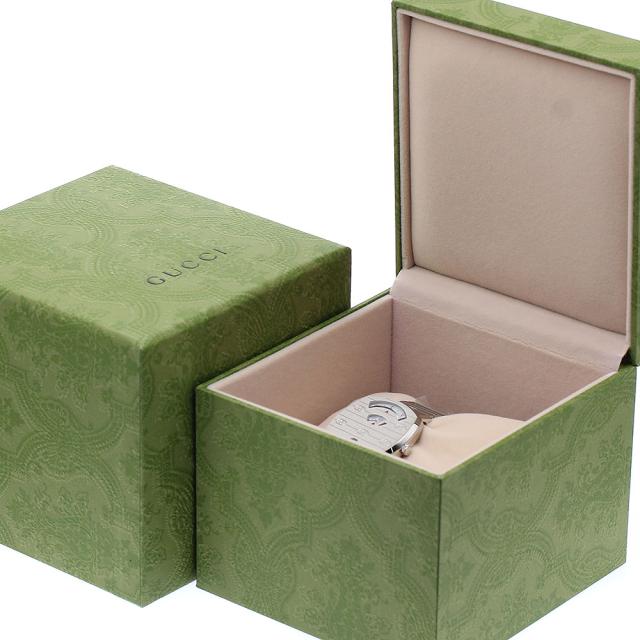グッチ GUCCI 157.4/YA157401 グリップウォッチ デイト クォーツ メンズ 極美品 箱付き_875820_1