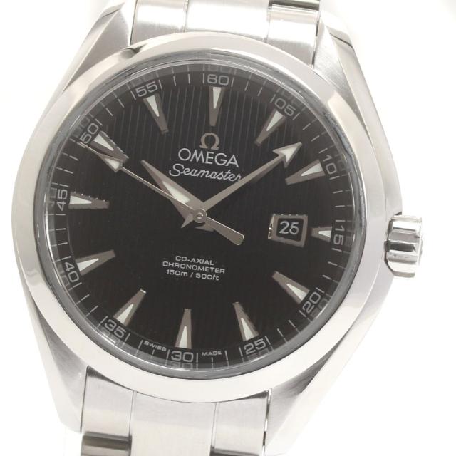 オメガ OMEGA 231.10.34.20.01.001 シーマスター アクアテラ 自動巻き レディース 美品 _869003
