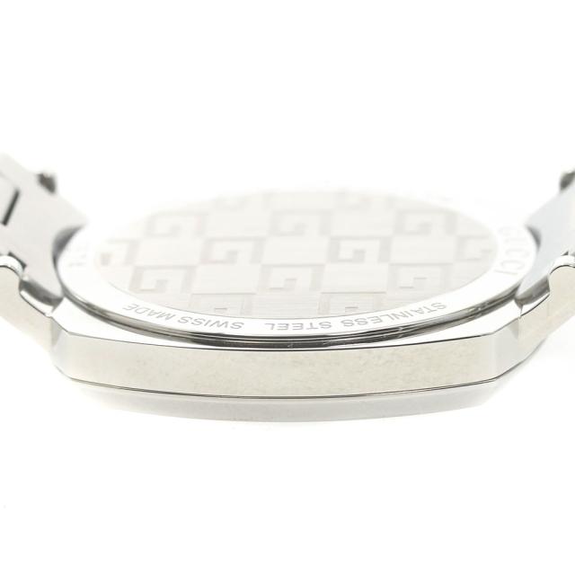 グッチ GUCCI 157.4/YA157401 グリップウォッチ デイト クォーツ メンズ 極美品 内箱付き_875836_4