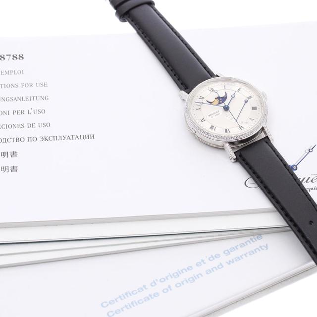 ブレゲ Breguet クラシック8788 K18WG ムーンフェイズ ダイヤベゼル 自動巻き メンズ 保証書付き_820817_1